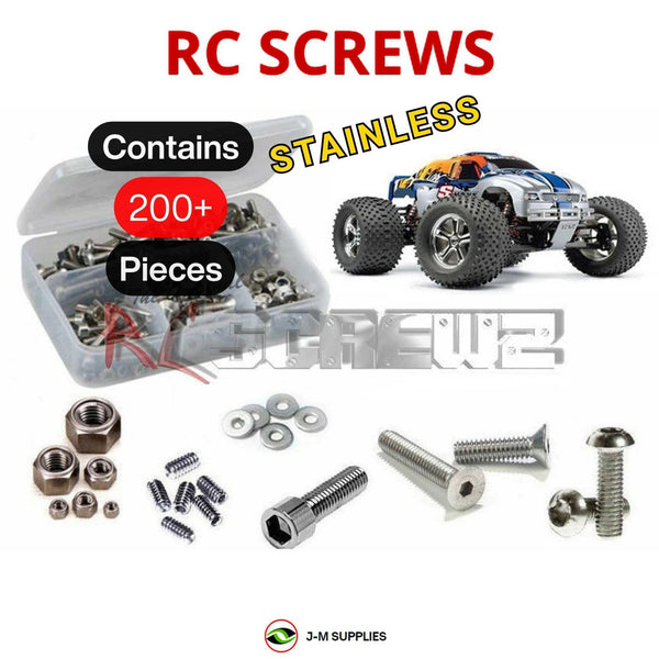J-M SUPPLIES RC Parts Store - RCScrewZ Stainless Steel Screw Kit tra011 for Traxxas Sport Maxx RTR Monster Truck | SET