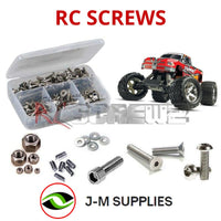 Representative image of an RCScrewZ stainless steel screw kit for Traxxas Stampede XL-5 1/10 Electric 2WD Monster Truck (36054); exact kit contents vary by RC model.