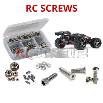 J-M SUPPLIES - RCScrewZ Stainless Steel Screw Kit tra037 for Traxxas 1/16 E-Revo VXL 71054/74 RC Car | SET - 