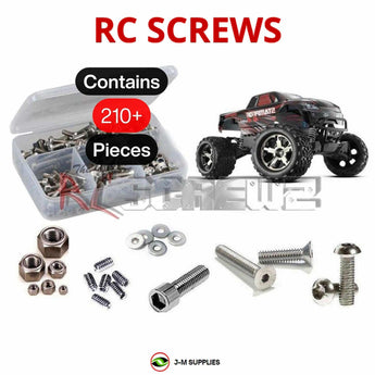 Representative image of an RCScrewZ stainless steel screw kit for Traxxas Stampede 4X4 VXL 1/10 Electric 4WD MT (67054); exact kit contents vary by RC model.