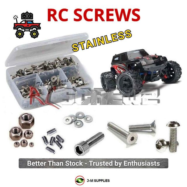 RCScrewZ Stainless Steel Screw Kit tra055 for Traxxas LaTrax Teton 1/18 Electric 4WD Monster Truck (76054) | SET