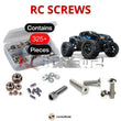 J-M SUPPLIES RC Parts Store - RCScrewZ Stainless Steel Screw Kit tra061 for Traxxas X-Maxx 4x4 TSM 2015 1/5 Electric 4WD Monster Truck (#77076-4) | SET