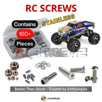 Representative image of an RCScrewZ stainless steel screw kit for Traxxas Stampede VXL TSM 1/10 Electric 2WD MT (36076-3); exact kit contents vary by RC model.