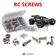 Representative image of an RCScrewZ stainless steel screw kit for Traxxas 1/16 E-Revo VXL TSM Electric 4WD Mini MT (71076-3); exact kit contents vary by RC model.