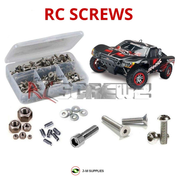 J-M SUPPLIES RC Parts Store - RCScrewZ Stainless Steel Screw Kit tra073 for Traxxas Slayer Pro 4x4 TSM 59076-3 RC Car | UPG