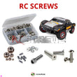 Representative image of an RCScrewZ stainless steel screw kit for Traxxas Slash Ultimate TSM 1/10 Electric 4WD SCT (68077-3); exact kit contents vary by RC model.