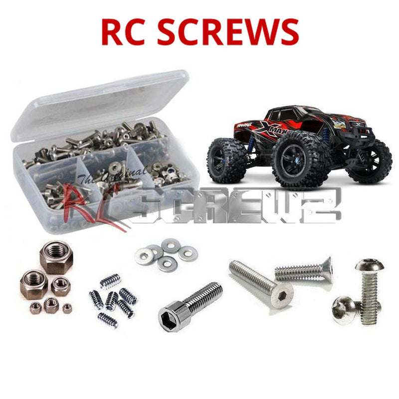 J-M SUPPLIES - RCScrewZ Stainless Steel Screw Kit tra076 for Traxxas X-Maxx 4x4 TSM #77076-3 RC Car | PRO - 