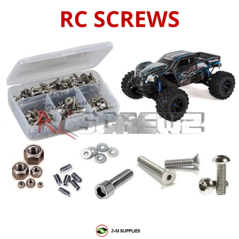 J-M SUPPLIES - RCScrewZ Stainless Steel Screw Kit tra079 for Traxxas X-Maxx 8S 4WD Monster Truck (#77086-4) | SET - 