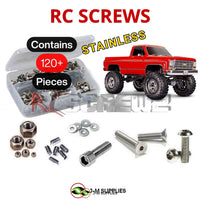 Representative image of an RCScrewZ stainless steel screw kit for Traxxas TRX-4M K10 High Trail 1/18 4WD Crawler (97064-1); exact kit contents vary by RC model.