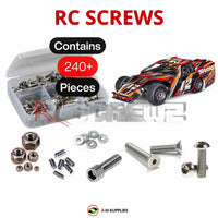 Representative image of an RCScrewZ stainless steel screw kit for Traxxas Slash Modified BL-2S 1/10 Dirt Oval (104354-74); exact kit contents vary by RC model.