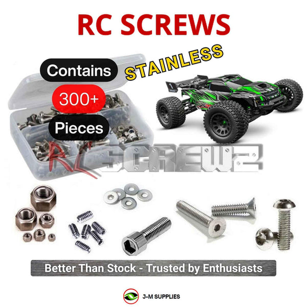 Representative image of an RCScrewZ stainless steel screw kit for Traxxas XRT Ultimate 8S 1/6 Race Truck (78097-4); exact kit contents vary by RC model.