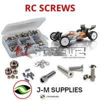 Representative image of an RCScrewZ stainless steel screw kit for Team XRAY XB4 2014 Specs 1/10 Electric 4WD Buggy (360001); exact kit contents vary by RC model.