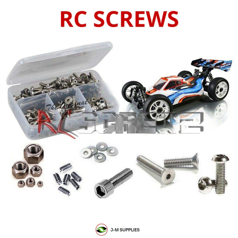 J-M SUPPLIES - RCScrewZ Stainless Steel Screw Kit xra048 for Team XRAY XB8e 1/8 Buggy #350152 RC Car | RCX - 