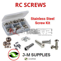 Representative image of an RCScrewZ stainless steel screw kit for Team XRAY T4’20 Alu 1/10 Electric 4WD Touring Car (300027); exact kit contents vary by RC model.