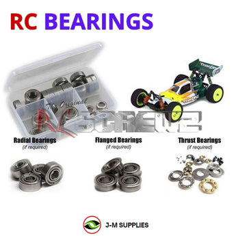 J-M SUPPLIES - RCScrewZ Metal Shielded Bearings los014b for Team Losi XX-4 / Worlds Ed. 1/10 (#LOSA0010/11) | SET - 