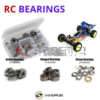 J-M SUPPLIES RC Parts Store - RCScrewZ Metal Shielded Bearing Kit los062b for Team Losi 22 2wd 1/10th (#TLR0022) | PRO