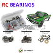 J-M SUPPLIES - RCScrewZ Metal Shielded Bearings asc135b for Team Associated Pro2 LT10SW #70023 RC | UPG - 