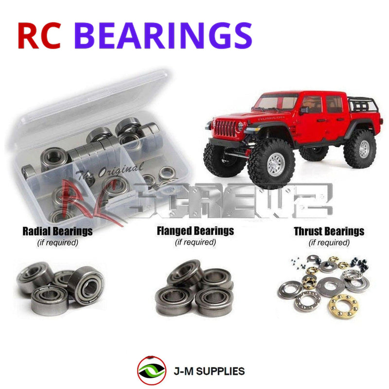 J-M SUPPLIES - RCScrewZ Metal Shielded Bearings axi041b for Axial 1/10 SCX10 III Jeep JT Gladiator (AXI03006) | RCX - 