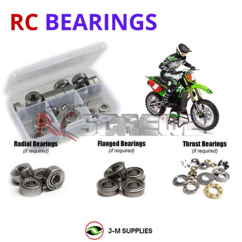 J-M SUPPLIES - RCScrewZ Metal Shielded Bearings los141b for Losi 1/4 Promoto-MX RTR (#LOS06000) RC Motorcycle | SET - 