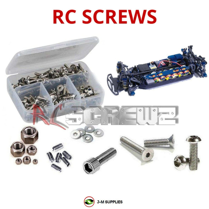 J-M SUPPLIES - RCScrewZ Metric Stainless Screw Kit ass001m for Associated TC3 RTR/Factory 1/10 RC Car | RCX - 