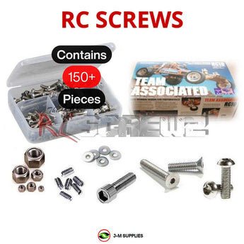 J-M SUPPLIES - RCScrewZ Metric Stainless Screw Kit ass017m for Associated RC10 Vintage, Original Release 1990 | UPG - 