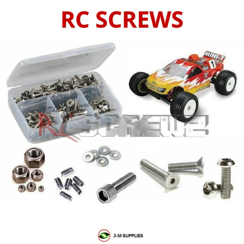 J-M SUPPLIES - RCScrewZ Metric Stainless Steel Screw Kit los017m for Losi Mini-T/Pro RC Car | RCX - 