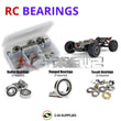 J-M SUPPLIES - RCScrewZ Rubber Shielded Bearing Kit ara042r for Arrma RC Talion 6s BLX #ARA8707 RC Car | UPG - 