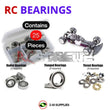 J-M SUPPLIES - RCScrewZ Rubber Shielded Bearing Kit hpi009r for HPI Racing Super Nitro RS4 RC Car | RCX - 