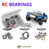 J-M SUPPLIES - RCScrewZ Rubber Shielded Bearing tra092r for Traxxas Unlimited Desert Racer UDR VXL-6s 85086-4 | UPG - 