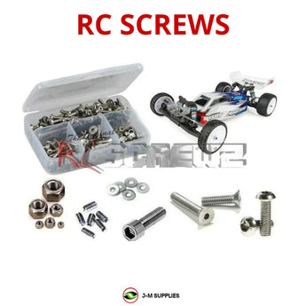 J-M SUPPLIES - RCScrewZ Stainless Screw Kit asc103 for Associated RC10B6.2 1/10 Electric Buggy (#90023) | SET - 