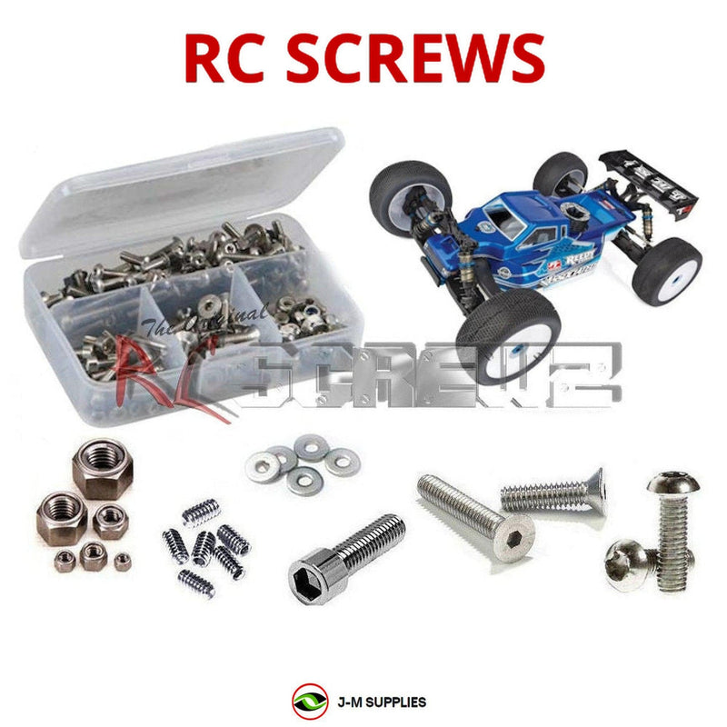 J-M SUPPLIES - RCScrewZ Stainless Screw Kit asc142 for Team Associated RC8T4 Nitro 1/8th 4WD Truck (#80947) | UPG - 