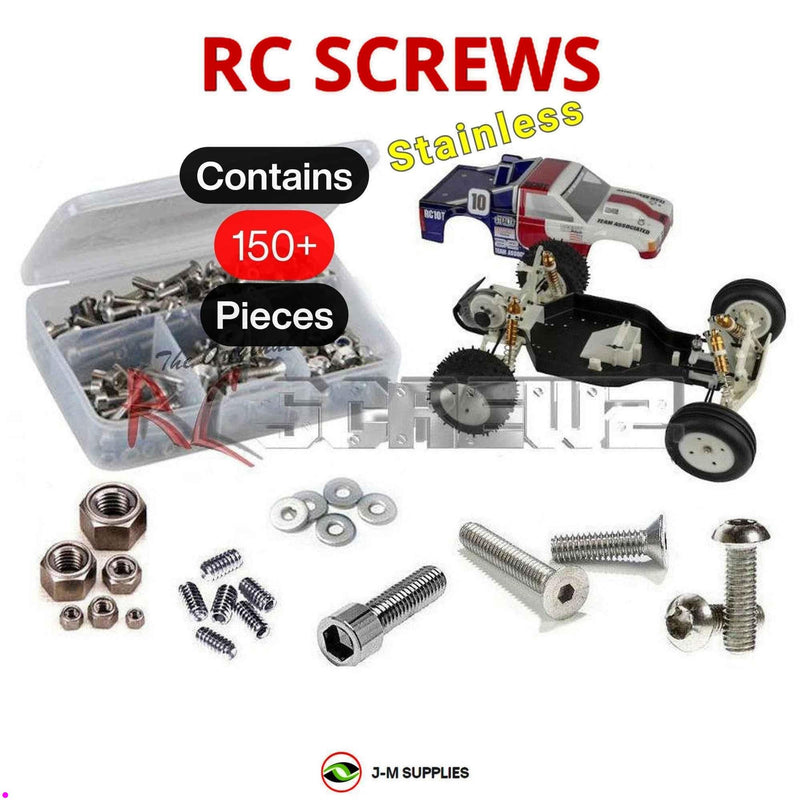 J-M SUPPLIES - RCScrewZ Stainless Screw Kit asc144 for Associated RC10T Classic 1/10th Stadium Truck (#7002) | UPG - 