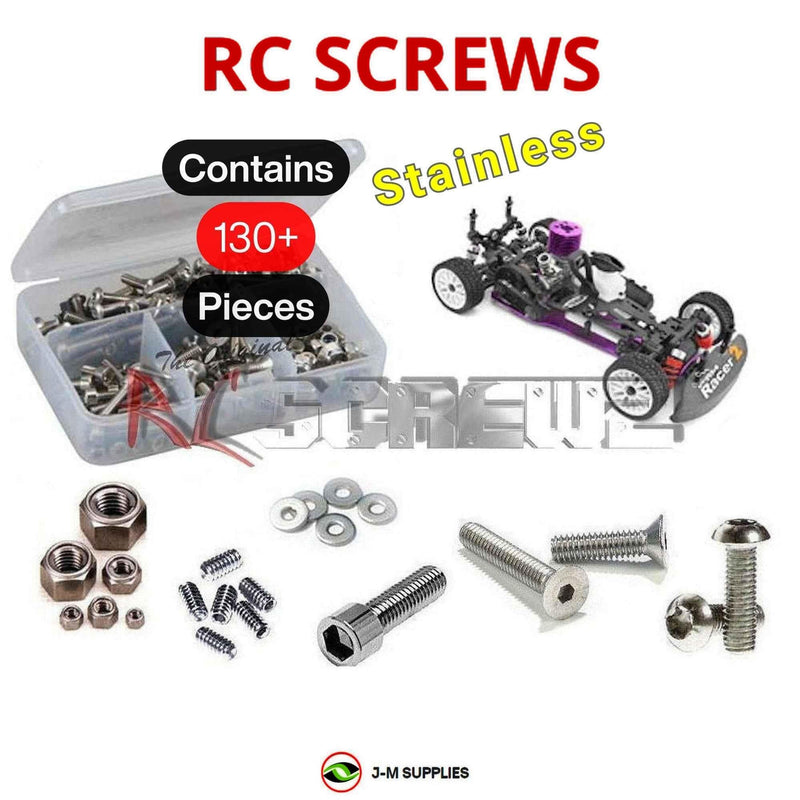 J-M SUPPLIES - RCScrewZ Stainless Screw Kit hpi006 for HPI Racing Nitro RS4 Racer 2 Chassis (#426) RC Touring | UPG - 