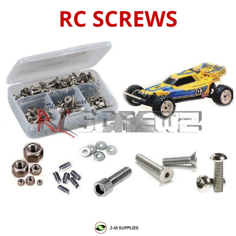 J-M SUPPLIES - RCScrewZ Stainless Screw Kit kyo010 for Kyosho Rocky 4wd 1/10th #3101 / Vintage RC Car | UPG - 