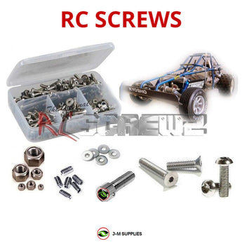 J-M SUPPLIES - RCScrewZ Stainless Screw Kit kyo024 for Kyosho Rowdy Baja Circuit 20 #3047 RC Car | PRO - 