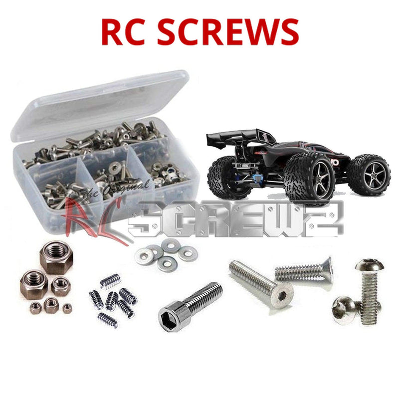 J-M SUPPLIES - RCScrewZ Stainless Screw Kit tra034 for Traxxas E-Revo 1/10 (#5603/56085/56087) | UPG - 