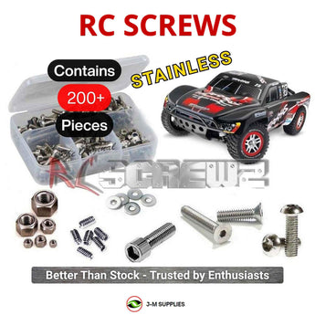 J-M SUPPLIES - RCScrewZ Stainless Screw Kit tra039 for Traxxas Slash 4x4 1/10 Short Course Truck (#68086) | RCX - 