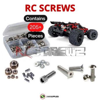 J-M SUPPLIES RC Parts Store - RCScrewZ Stainless Screw Kit tra087 for Traxxas Rustler 4x4 VXL 1/10 4WD Stadium (#67076-4) | SET