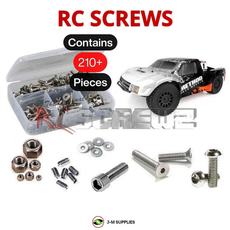 J-M SUPPLIES - RCScrewZ Stainless Steel Screw Kit asc117 for Associated Pro2 SC10 Truck #70020/21 | SET - 