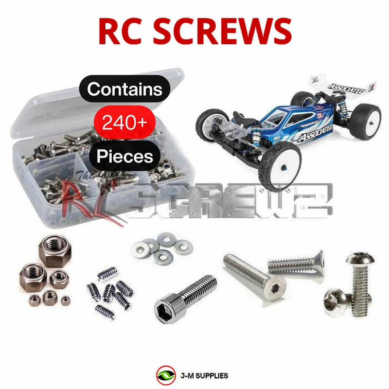 J-M SUPPLIES - RCScrewZ Stainless Steel Screw Kit asc138 for Associated RC10B7 / Team 1/10th (#90041) RC Car | RCX - 