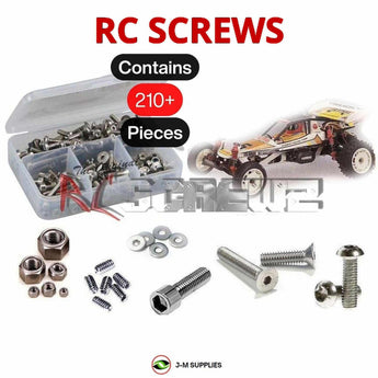 J-M SUPPLIES - RCScrewZ Stainless Screw Kit kyo073 for Kyosho Ultima 1/10 2WD Buggy (#3115, 1986 Vintage) | PRO - 