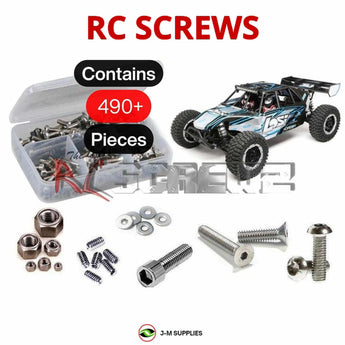 J-M SUPPLIES - RCScrewZ Stainless Steel Screw Kit los112 for Losi DBXL-E 1/5th #LOS05012 RC Car | UPG - 