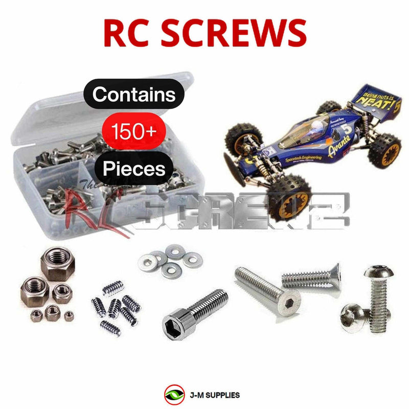 J-M SUPPLIES - RCScrewZ Stainless Steel Screw Kit tam013 for Tamiya Avante 1/10 Buggy (#58072) (1988 Model) | UPG - 