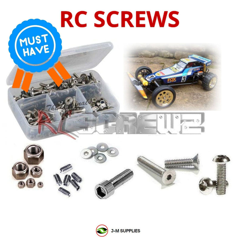 J-M SUPPLIES - RCScrewZ Stainless Steel Screw Kit tam047 for Tamiya Fox 1/10th #58051 RC Car | UPG - 