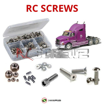 J-M SUPPLIES - RCScrewZ Stainless Steel Screw Kit tam195 for Tamiya Ford Aeromax 1/14th Semi-Truck (#56309) | UPG - 