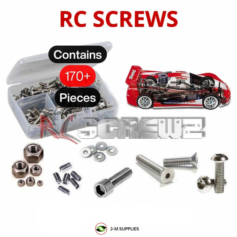 J-M SUPPLIES - RCScrewZ Stainless Steel Screw Kit tra003 for Traxxas Nitro 4Tec / Pro #4810 RC Car | RCX - 