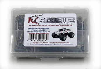 J-M SUPPLIES - RCScrewZ Stainless Screw Kit kyo021 for Kyosho USA-1 Nitro 1/8 4WD Monster Truck (#33155) | RCX - 