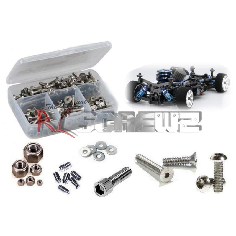 J-M SUPPLIES - RCScrewZ Stainless Screw Kit kyo112 for Kyosho V-One-RRR Evo2 1/10 Nitro Touring Car (#31262) | SET - 