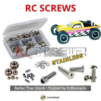 Representative image of an RCScrewZ stainless steel screw kit for Losi GTX 1/10 Nitro 2WD Truck (A-0951, A-0952, A-0953, A-0954); exact kit contents vary by RC model.