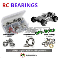 Representative image of an RCScrewZ rubber-sealed bearing kit for Losi NXT Nitro 1/10 Nitro Stadium Truck (A-0810); exact bearing sizes and quantities vary by RC model.